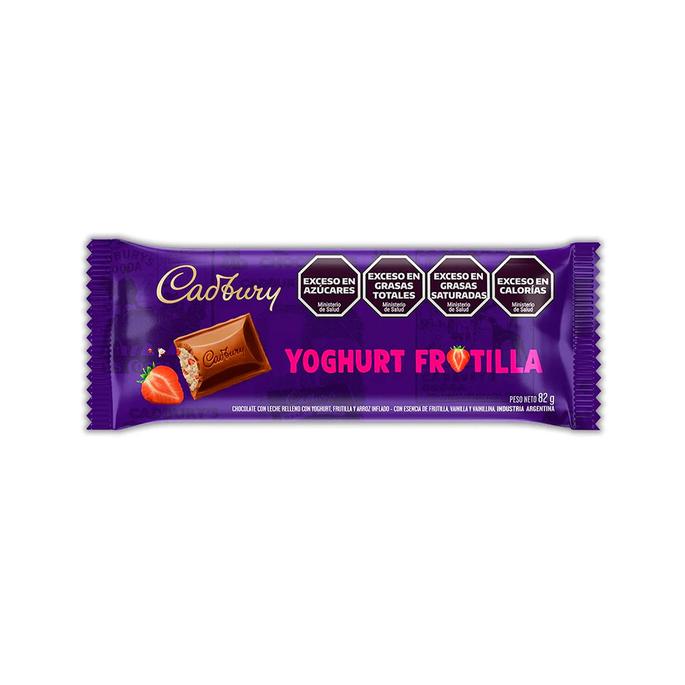 Cadbury 82g (Yogur Frutilla)